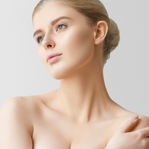 Woman gazing to the side