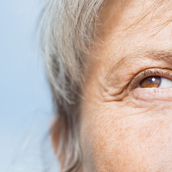Closeup of woman's eye
